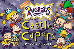 Rugrats: Castle Capers title screen for GameBoy Advance